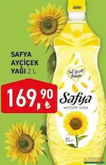 SAFYA AYÇİÇEK YAĞI 2 L fiyat ve kampanya bilgisi